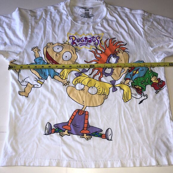 Nickelodeon Rugrats 2 Sided Graphic T Shirt Size Small/Medium - Picture 6 of 11